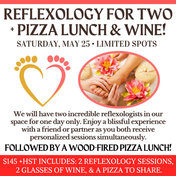 Reflexology for 2 & Lunch | Sat May 25