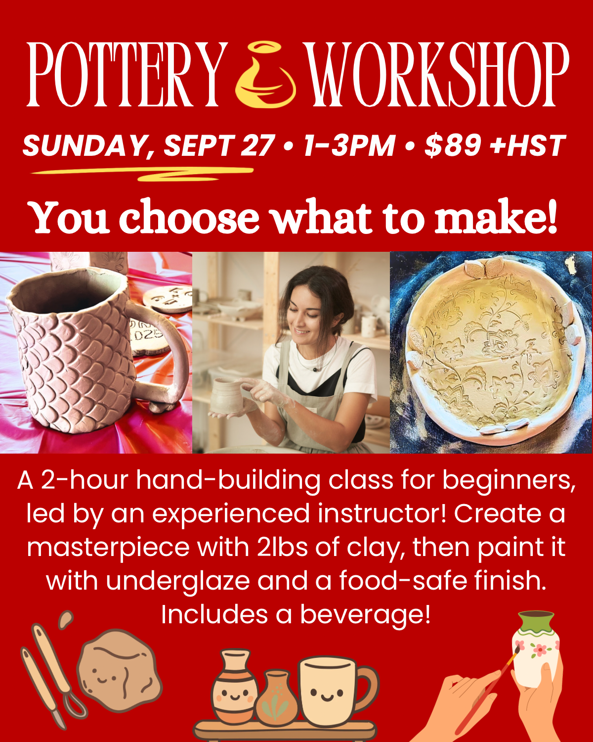 Pottery Workshop | Sept 27
