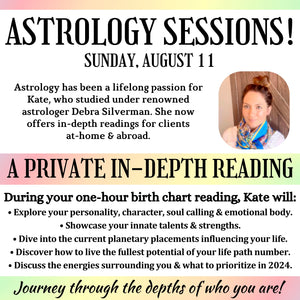 Astrology Sessions | Sun August 11