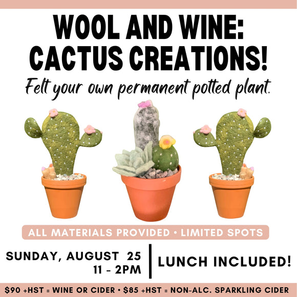 Wool & Wine: Cactus Plant | Sun Aug 25