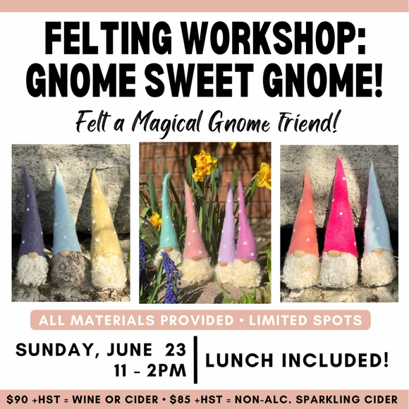 Felting Workshop: Gnomes | Sun June 23