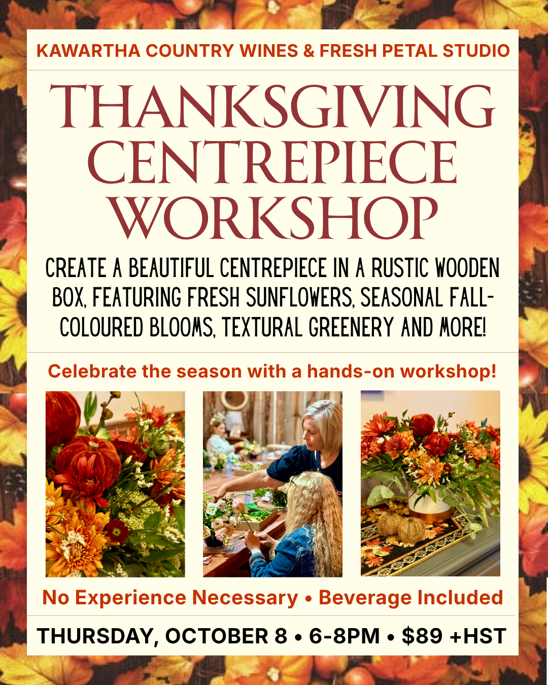 Floral Centrepiece Workshop