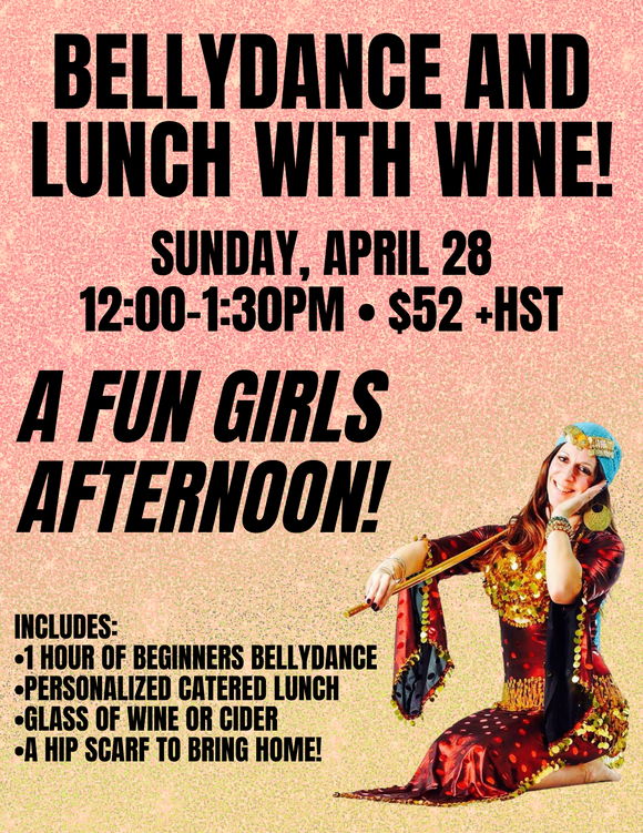 Bellydance Class & Lunch with Wine