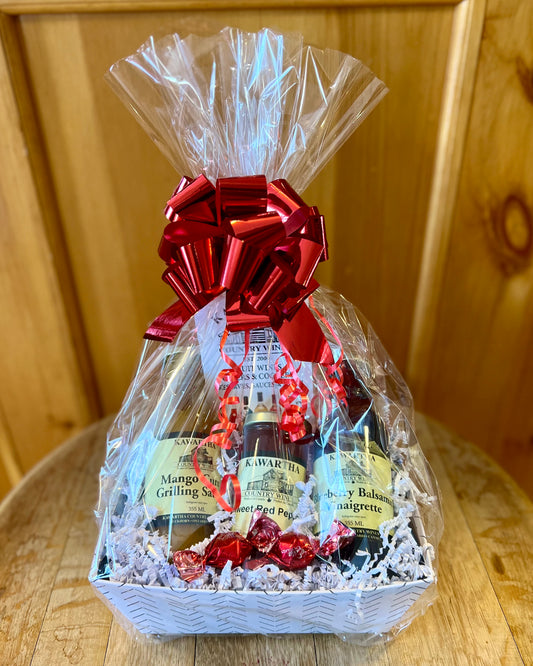 Sauce and Pepper Jelly Gift Basket