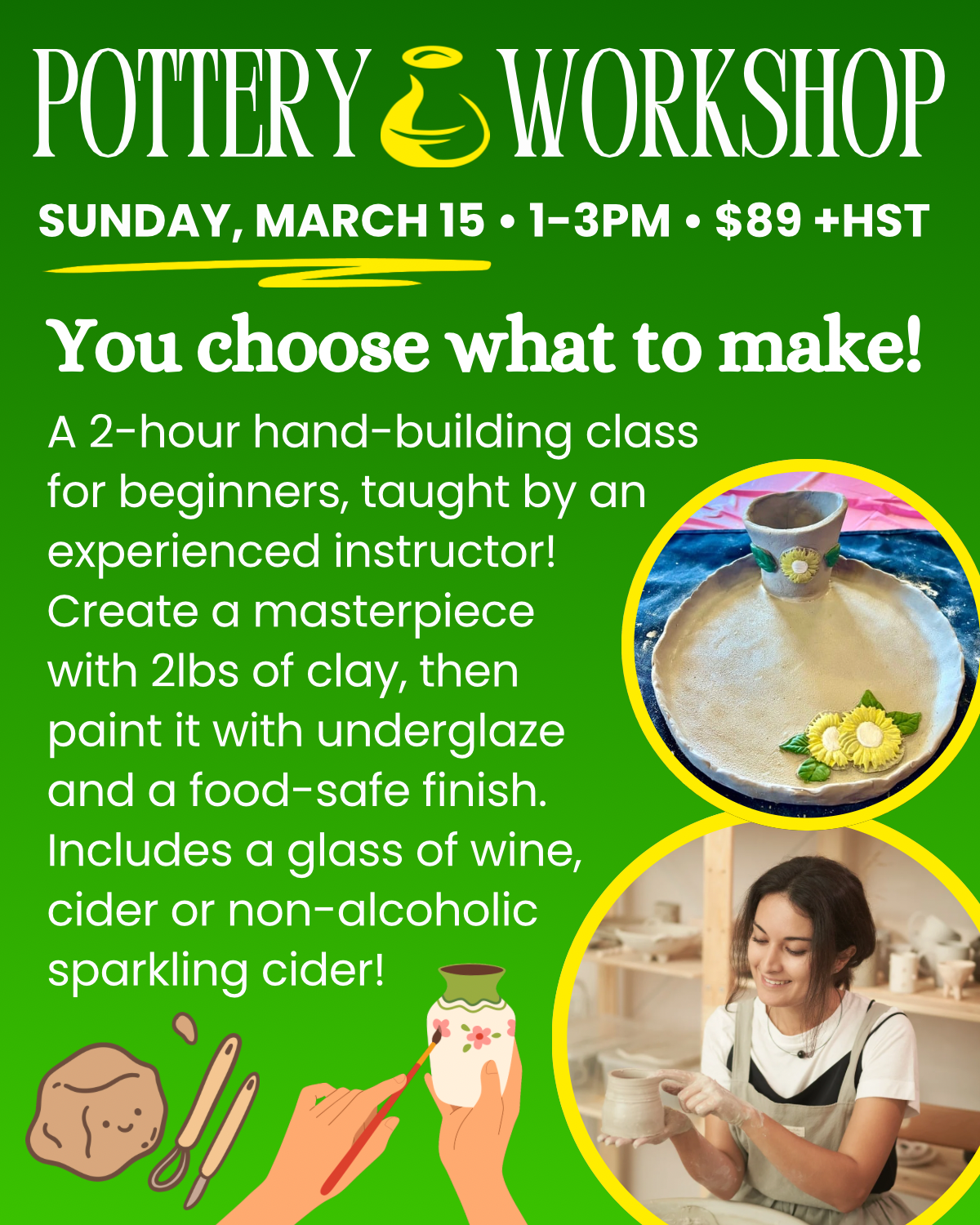 Pottery Workshop | March 15