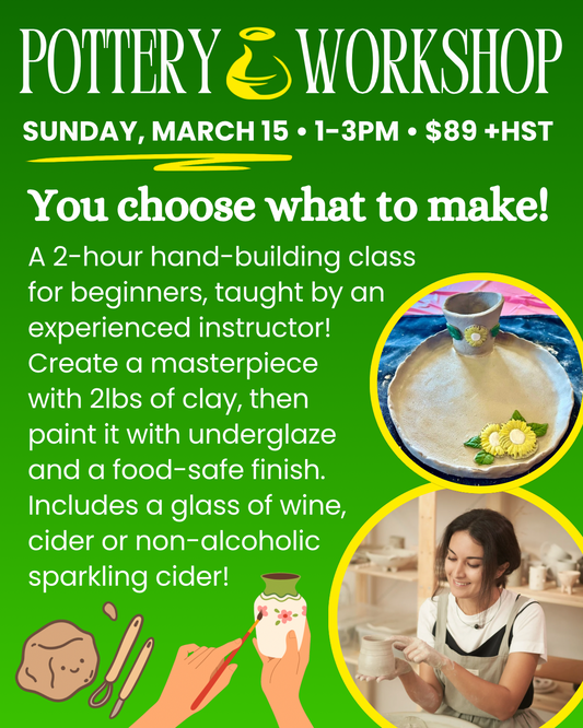 Pottery Workshop | March 15