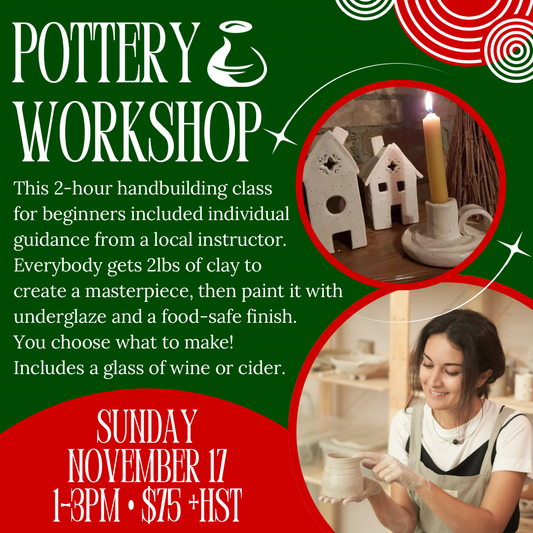 Pottery Workshop | Sun Nov 17