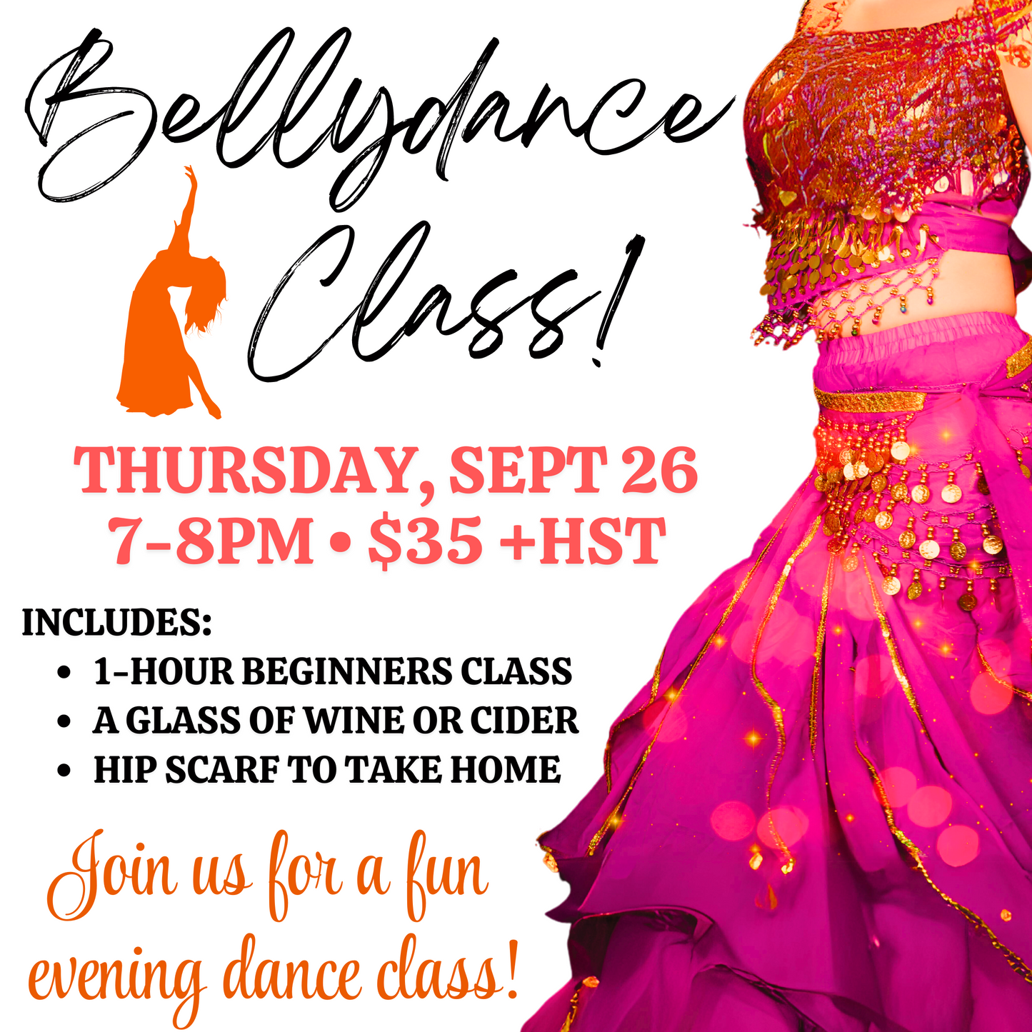 Bellydance Class | Thurs Sept 26