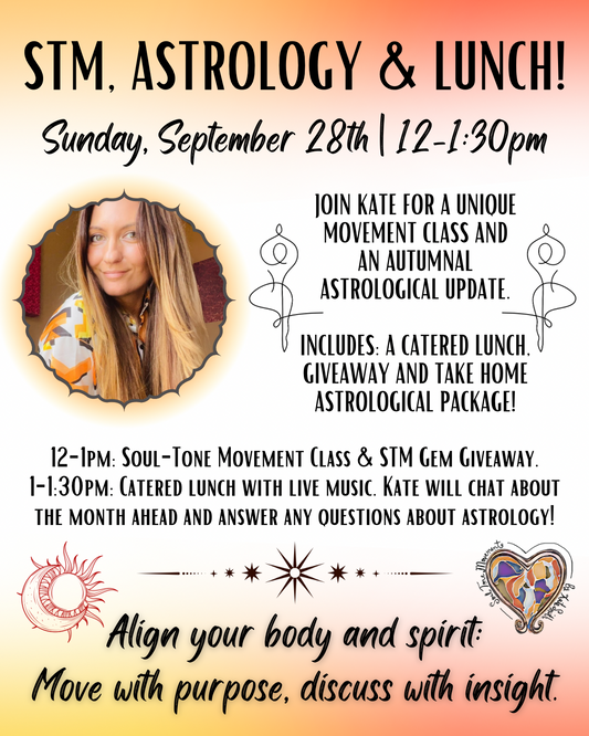 STM, Astrology & Lunch | September 28
