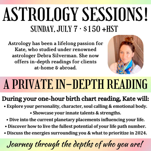 Astrology Sessions | Sun July 7