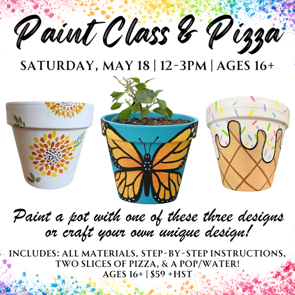 Planter Pot Painting Class | Sat May 18