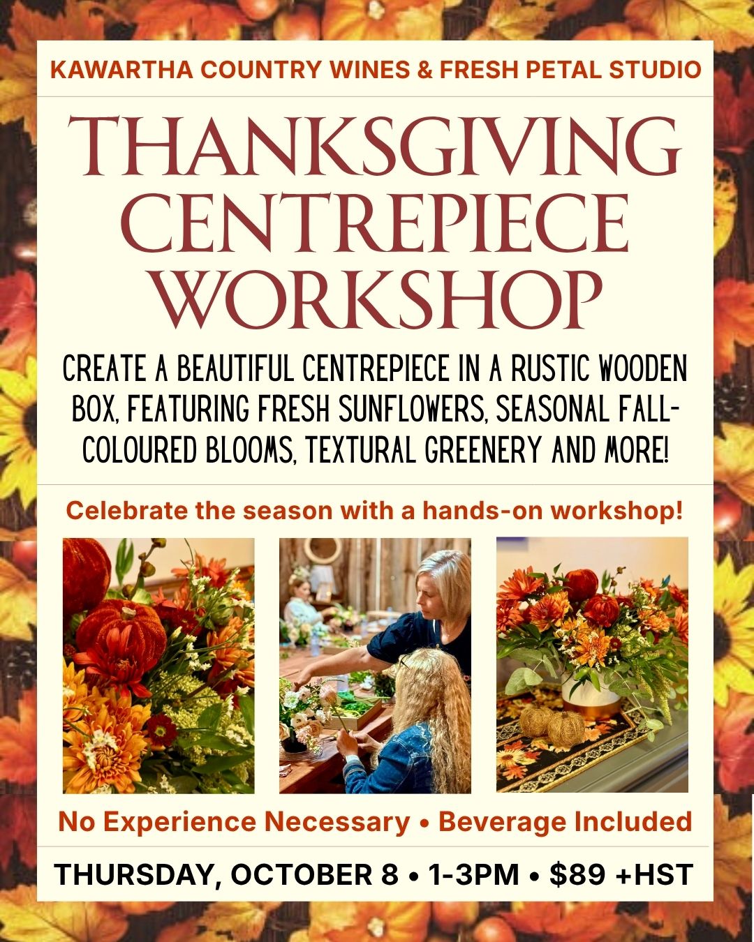 Floral Centrepiece Workshop