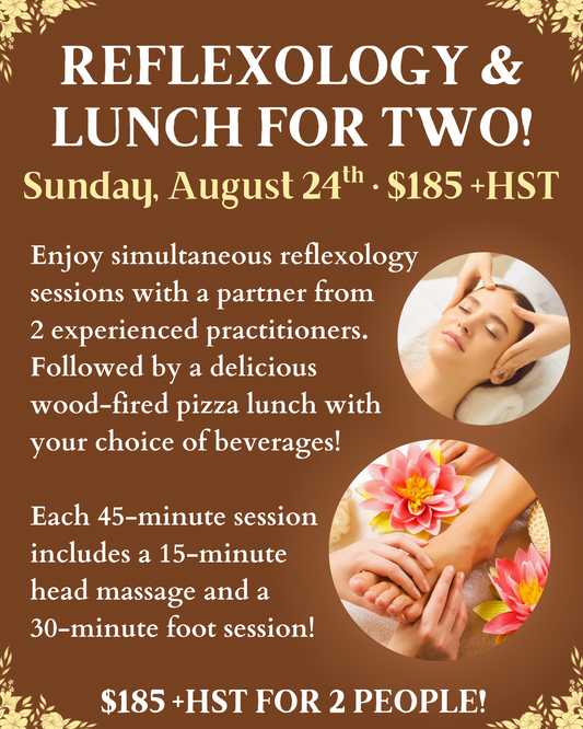 Reflexology & Lunch for Two | August 24