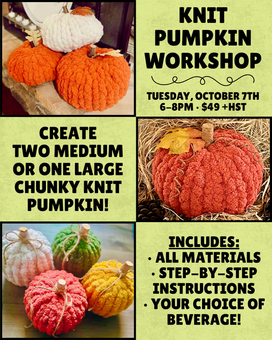 Knit Pumpkin Workshop | October 7