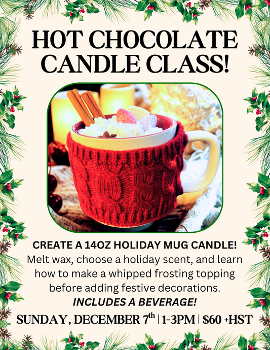 Hot Chocolate Candle Workshop | December 7