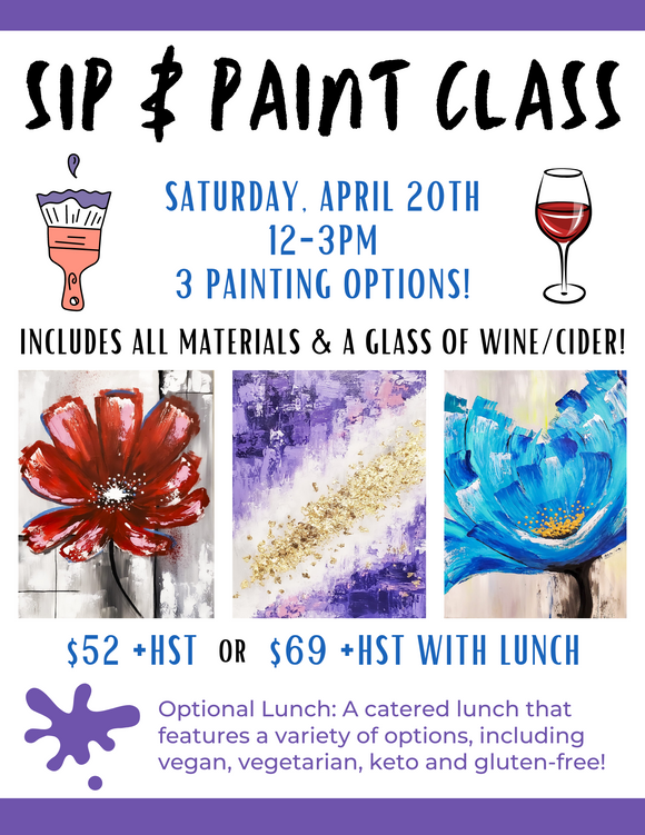 Abstract Inspired Paint Class | Sat April 20