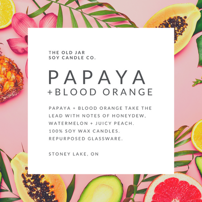 Papaya + Blood Orange